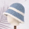 thumbnail image 1 of SikaFu Hat Girl Autumn And Winter New Lamb Plug Fisherman Cap, 1 of 9