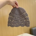 thumbnail image 1 of SikaFu Hat Ms. Aesthetic Hook Hanging Hollow Bao Tao Hat Net Red Covering Jacking Hat Thin Handmade Hanging Covered Block Hat, 1 of 9