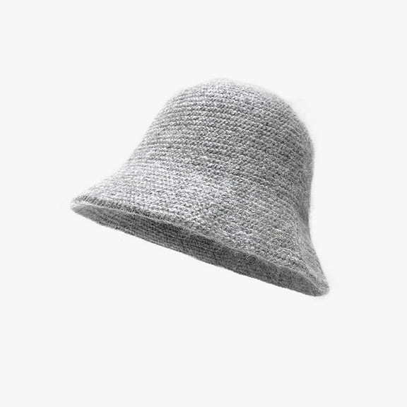 SikaFu Hat Women's Autumn/Winter Korean Edition Instagram Fashion Brand Versatile Woolen Hat Cold Hat Winter Warm Ear Protection Big Head Bucket Hat