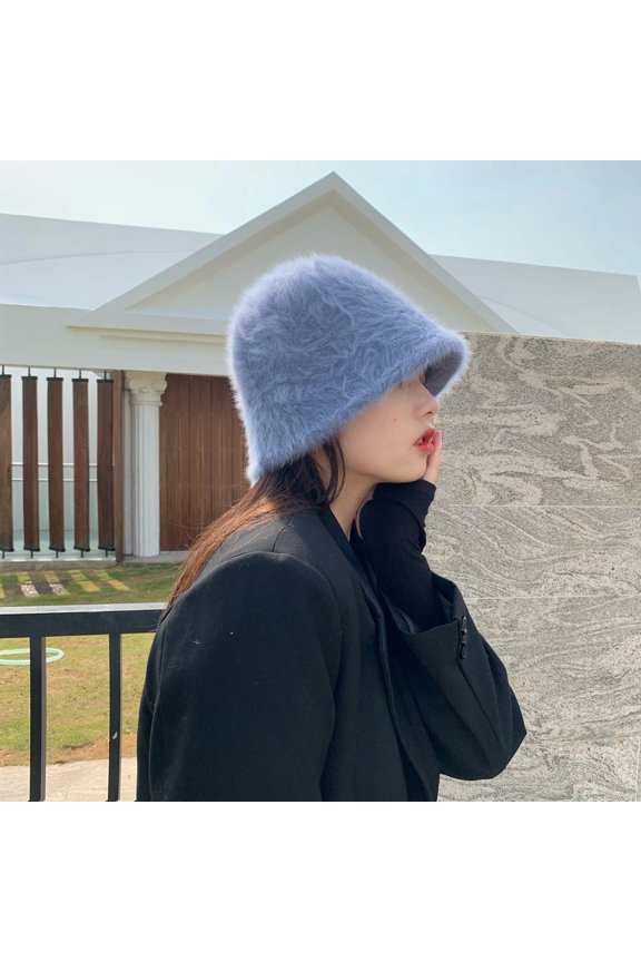 Heart Tuku Mao Girl ~ Mei Tan Barle Hat Besides Fisherman Hat Fisherman's Korean Basin Basin Warm Hat Women's Autumn And Winter