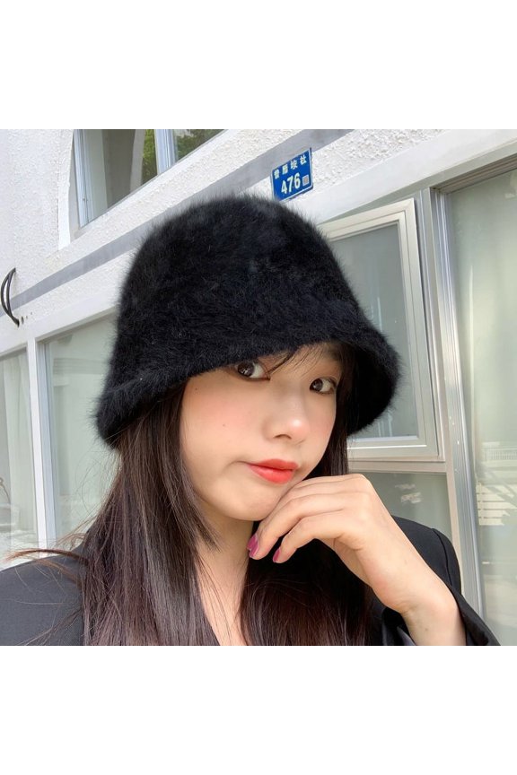 Heart Tuku Mao Girl ~ Mei Tan Barle Hat Besides Fisherman Hat Fisherman's Korean Basin Basin Warm Hat Women's Autumn And Winter