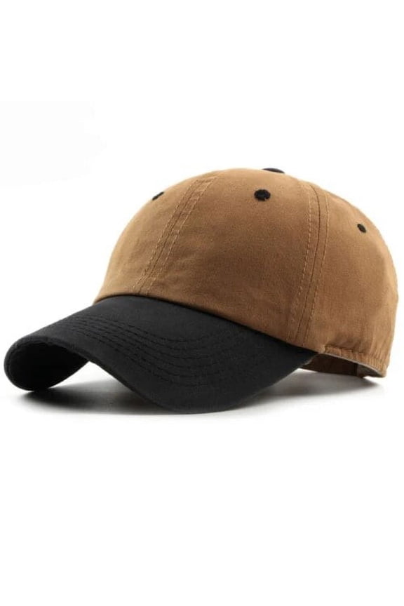 High Quality Cotton Canvas Plain Baseball Cap Men Women Two Tones Snapback Cap Bone Casquette Casual Panels Fitted Hat