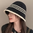 thumbnail image 1 of SikaFu Internet Celebrity New Lambsca Fisherman Hat Female Autumn And Winter Version Of Fashion Gas Bucket Cap, 1 of 9