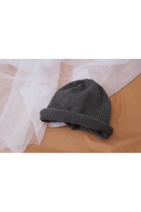 Japanese Autumn And Winter Color Warming Rolled Wool Hat Men And Women Versatile Knitted Hat Fashion Street Drawing Stack Pile Hats