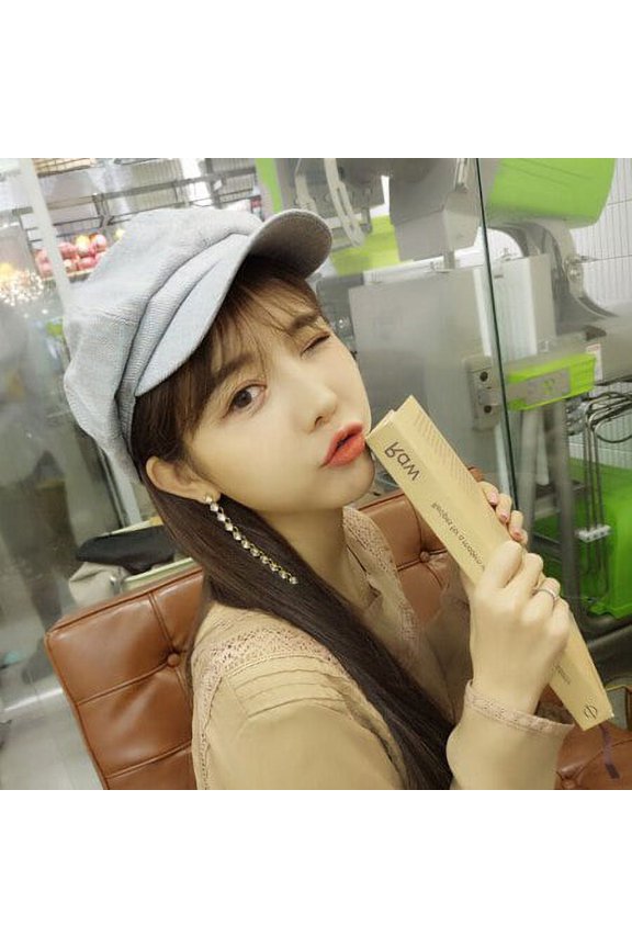 Korea Style Men Women Hats Spring Summer Artist Painter Newsboy Cap Retro British Plaid Berets Female octagonal Beret Cap