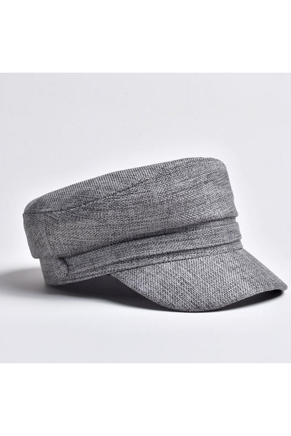 Korean Beret. Female Summer Breathable Retro British Octagonal Naval Hat Korean Version Of The Japanese Versatile Bei Bud Hat