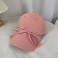 thumbnail image 1 of SikaFu Korean Hat, Versatile For Women In Spring And Summer, Bow Baseball Hat, Korean Version, Breathable, Sun Shading, Small Face, Soft Top Duckbill Hat, 1 of 8