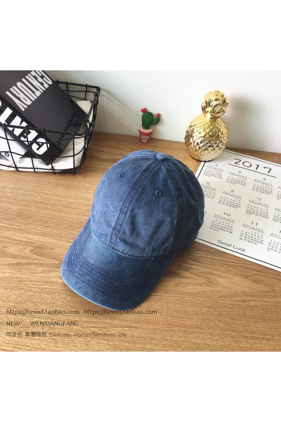 Korean Versatile As Old Baseball Hats Water Washing Cattle, Cowboy Cornary Duck Tongue Hats Female Street Tide Hoodes, Male Summer