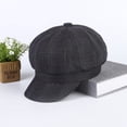 thumbnail image 1 of SikaFu Korean Version Of Dongdaemun Camel Hat, Women's Coffee Soft Top Baseball Hat, Duck Tongue Hat, Men's Brown Knitted Hat, Beret Hat, 1 of 6