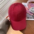 thumbnail image 1 of SikaFu Korean Version Versatile Pink Baseball Cap For Women With Large Head, Small Face, Deep Top, Wide Brim, Duck Tongue Hat, Enlarged And Deepened Trend, 1 of 9