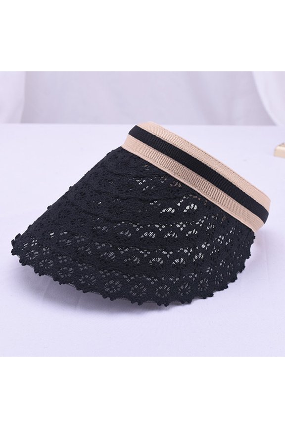 Lace Empty Hat Ms. Summer Fashion Hollow Sun Hat Outdoor Sports Lace Sun Hat