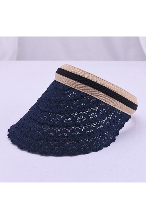 Lace Empty Hat Ms. Summer Fashion Hollow Sun Hat Outdoor Sports Lace Sun Hat