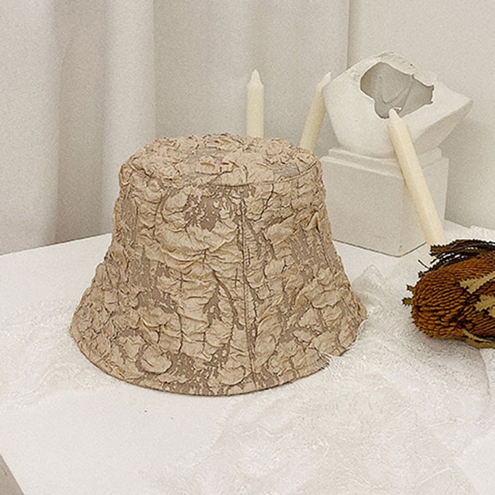 Sunbat SikaFu Lace Net Red Hat Female Folds Version Of The Face Fisherman Hat ...