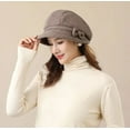 thumbnail image 1 of SikaFu Ladies Party Hat Middle-aged and Elderly Warm All-match Basin Hats Autumn and Winter Fashion Youth Leisure Simple Fisherman Cap, 1 of 6