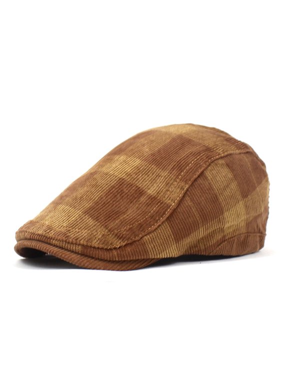 Men And Women's Retro Graphic Berets Core Velvet Make Hat Old Man Hat Warm Warm Ahead Hat Casual Muslin Hat
