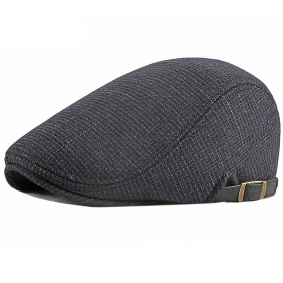 SikaFu Men Berets Autumn Winter Cap Hat Male Adjustable Ivy Newsboy Flat Cap Men Vintage Wool Beret Hat Men Gastby Beret Cap