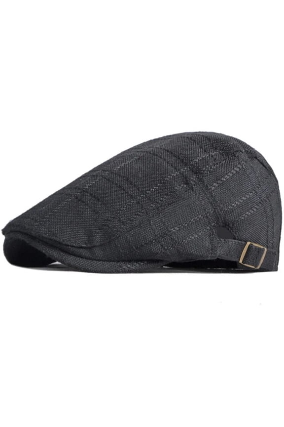 Men Women Berets Cotton Linen Adjustable Beret Cap Breathable Artist Painter Beret Hat Male Female Ivy Newsboy Flat Cap