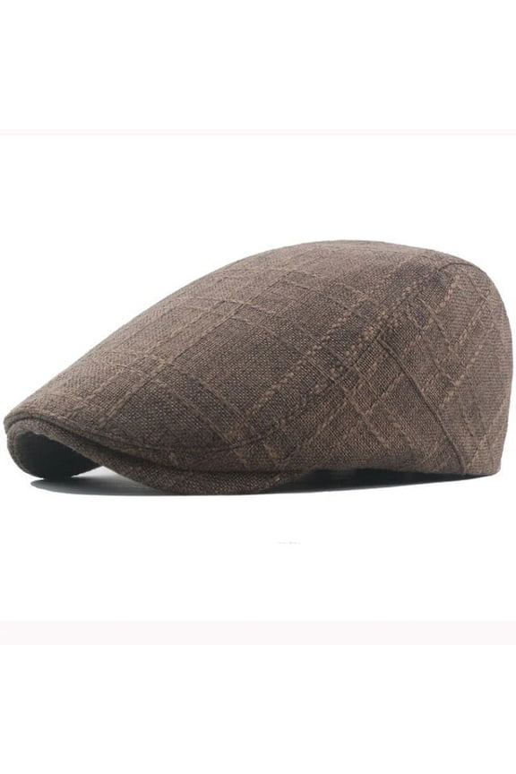 Men Women Berets Cotton Linen Beret Hat Adjustable Retro Ivy Newsboy Flat Cap Spring Summer Male Female Vintage Beret Cap