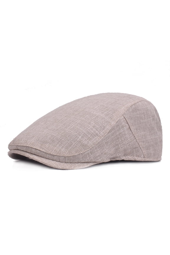 Men's Cotton And Linen Breathable Peaked Cap