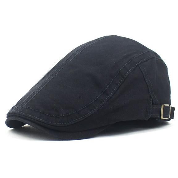 SikaFu Men's Pure -Colored Cotton Hat Cross -Border E -Commerce Hat Light Board Breder Hat Can Adjust The Cornary Peaked Cap