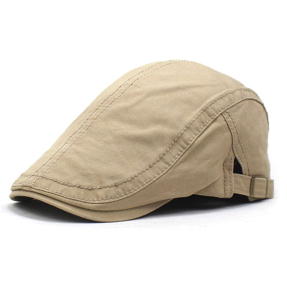 SikaFu Men's Pure -Colored Cotton Hat Cross -Border E -Commerce Hat Light Board Breder Hat Can Adjust The Cornary Peaked Cap