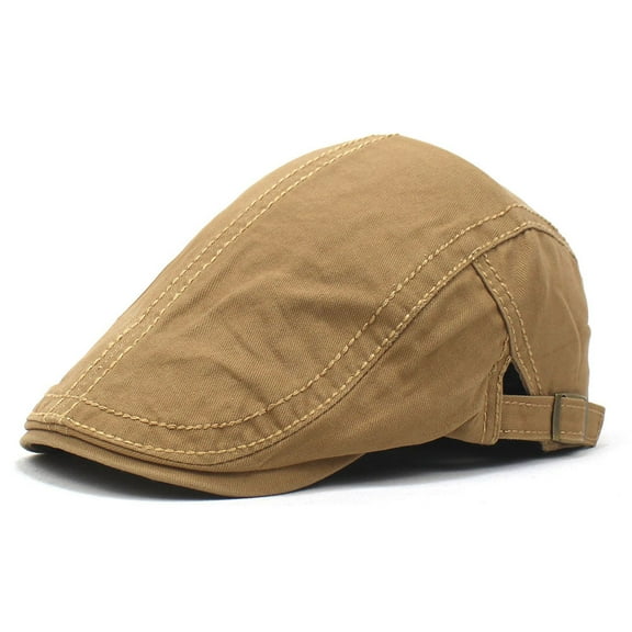 SikaFu Men's Pure -Colored Cotton Hat Cross -Border E -Commerce Hat Light Board Breder Hat Can Adjust The Cornary Peaked Cap