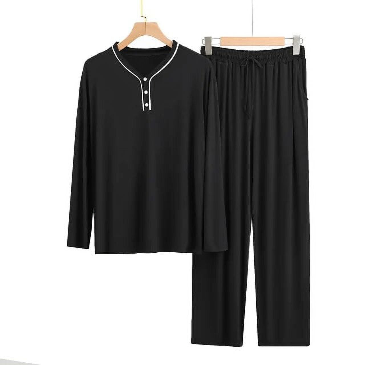 SikaFu Modal Home Wear Large Size Long Sleeve Trousers Casual Homewear ...