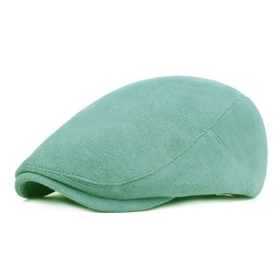SikaFu Ms. Beret. Ms. Autumn And Winter Strip Monument Monochrome Simple European And American Fan Muslie Hat Young Men Men's Hat Tide