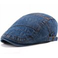 thumbnail image 1 of SikaFu New Caps Hats for Men Women Cotton Denim Male Hats Adjustable Berets Unisex Casual Newsboy Flat Caps Men Women Beret Caps, 1 of 6