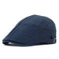 thumbnail image 1 of SikaFu New Cross -Border E -Commerce Men's Hats Cotton Peaked Caps Pure Color Fashion Berets Casual Elder Hat, 1 of 9