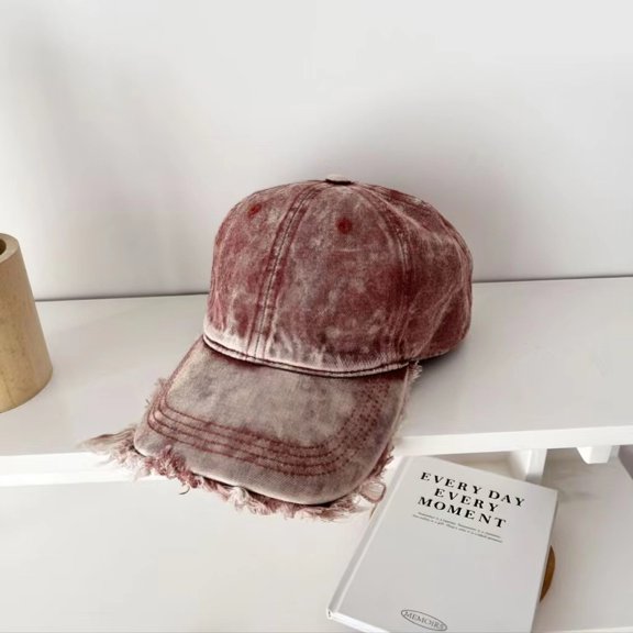 SikaFu New Design Sensation Water Washing Boza Dyed Denim Baseball Cap Men And Women Versatile Faces, Small Casual Peak Caps