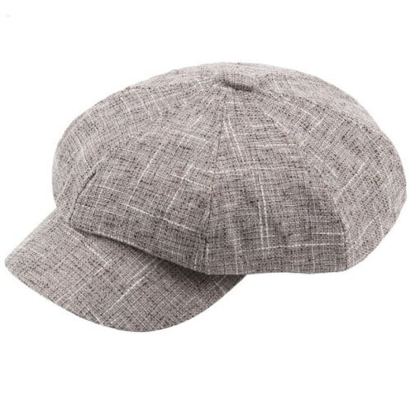 SikaFu New Fashion Men Women Flat Cap Vintage Plaid Octagonal Newsboy Cap Artist Painter Berets Casual Adjustable Beret Cap