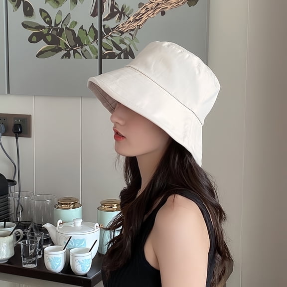 SikaFu New Hat, Versatile For Women In Spring And Summer, Japanese Sun Hat, Korean Version, Fashionable And Minimalist Fisherman Hat, Sun Hat Trend