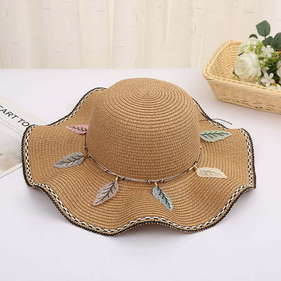 SikaFu New Sunscreen Ladies Hats In Summer Sunscreen Hats On The Beach On The Beach To Travel To Shade Sun Hat