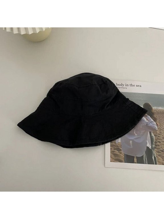 New Thin Spring and Summer Bucket Hat Women Versatile Sunscreen Sunshade Sun Hats Outdoor Leisure Basin Cap Bob Caps