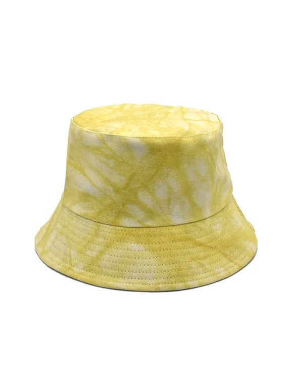 New Tie-dye Bucket Hat Spring and Summer Women Double-sided Basin Hats Hip-hop Trend Travel Men Sunshade Panama Bob Cap