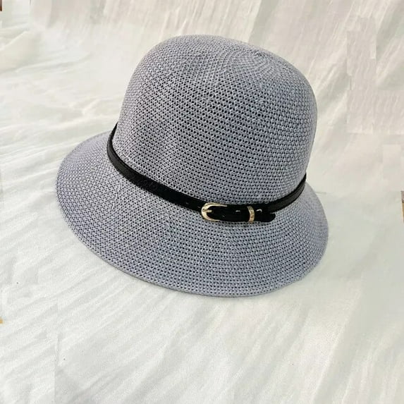 SikaFu New Women Sun Hat Breathable Mesh Octagonal Cap Summer Travel Sunscreen Sun Beach Straw Hat Gift Beret Capeline Paille Femme