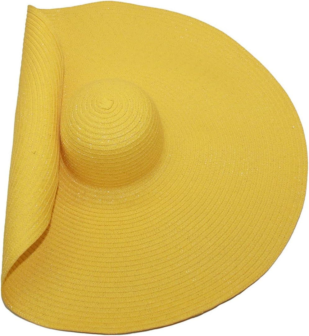 SikaFu Oversized Beach Straw Hats for Women Extra Large Wide  display picture 1