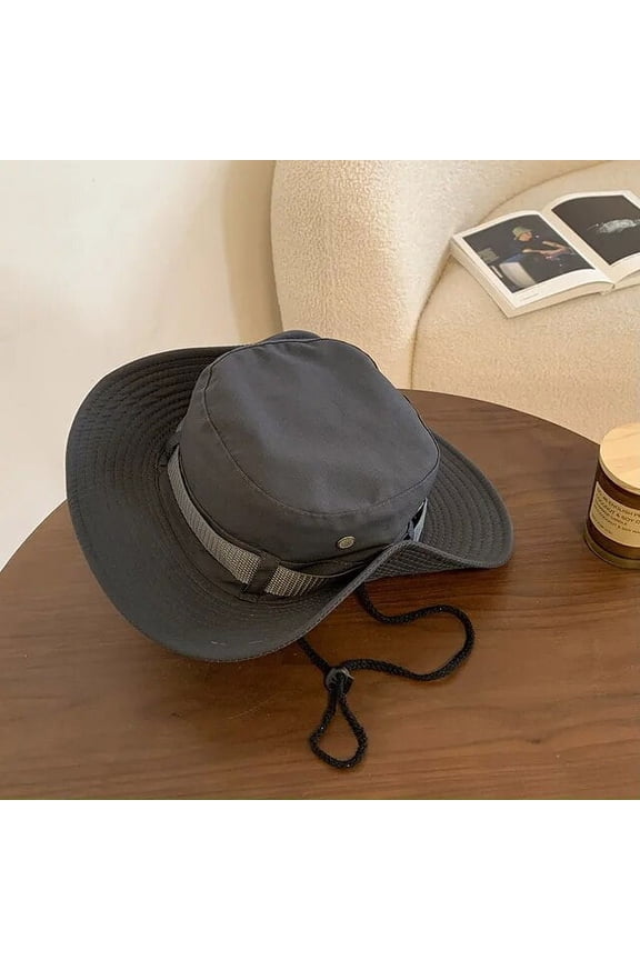 Pink Cowboy Hat Outdoor Mountaineering Travel Hats Summer Sun Protection Men Fisherman Cap Casquette Gorras Para Mujer