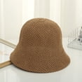 thumbnail image 1 of SikaFu Pure -Colored Fisherman Hat Bucket Hat Summer Outdoor Outbound Shading Hat Female New Face Face Can Be Folded Hat, 1 of 6