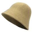 thumbnail image 1 of SikaFu Pure -Colored Wool Fisherman Hat Female Winter Hat Warm Anti -Wind Bucket Cap, 1 of 6