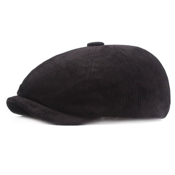 SikaFu Selling Octagonal Hat Autumn And Winter Strip Bargers Fashion Core Cordy Female Hat