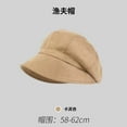 thumbnail image 1 of SikaFu Short -Eaves Fisherman Hat Autumn And Winter Literary Retro Basin French Elegant Beret Octa Hat Suede Pile Hat, 1 of 8
