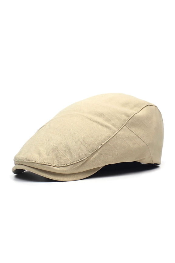 Solid Color Cotton Hats Men's Casual Fashion Peaked Cap Cross -Border Forward Cap