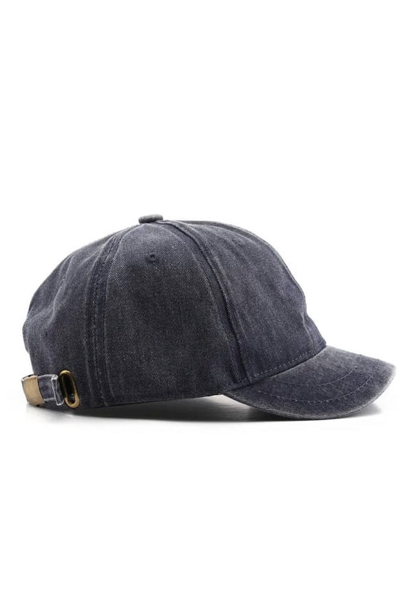 Solid Color Short Brim Baseball Hat Women Men Duck Tongue Cap Cotton Outdoor Sun Visor Fahion Casual Snapback Hat Hip Hop Bonnet
