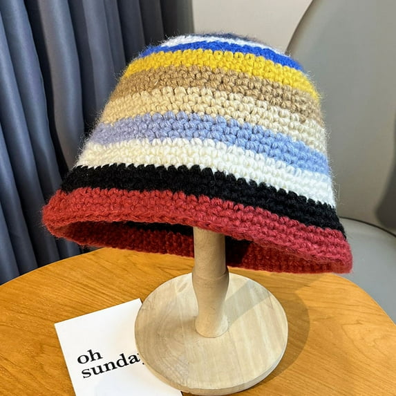SikaFu South Korea Hyuna Wind Stri Rainbid Rainbow Nothing Fisherman Hat Girls Suyan Face Covering Barrel Hat