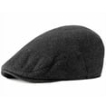 thumbnail image 1 of SikaFu Spring Autumn Men Caps Vintage Retro Berets Men Striped Ivy Newsboy Flat Caps Male Wool Beret Hats Classic Beret Cap men, 1 of 6