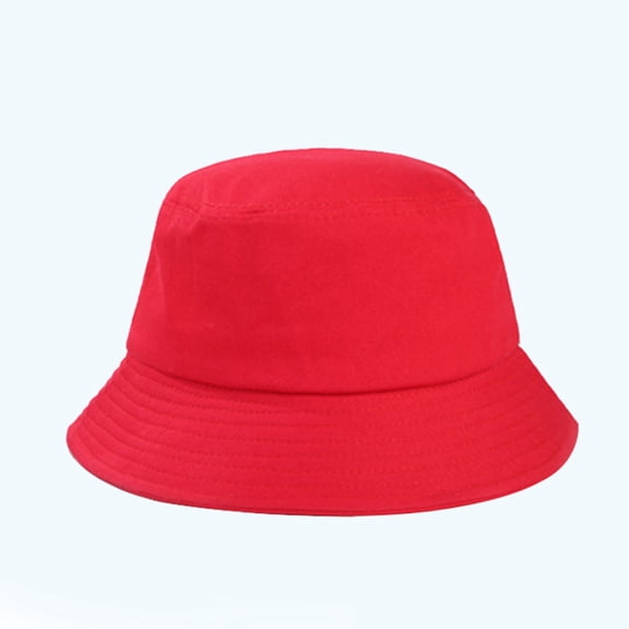 SikaFu Spring And Autumn Sunscreen Hat Korean Edition Light Plate Solid Color Fisherman Hat Classic Leisure Fashion Outdoor Sunshade Advertising Pot Hat Female