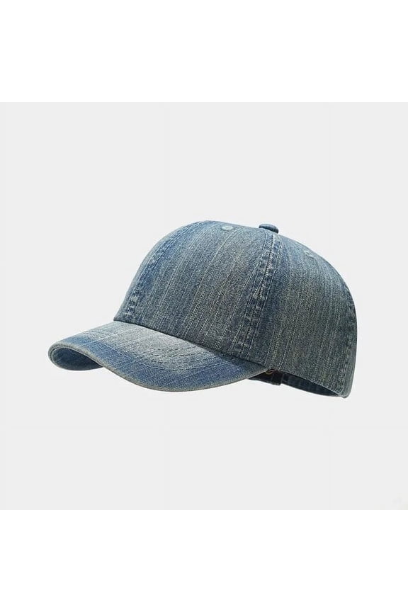Spring Denim Solid Baseball Cap Adjustable Outdoor Snapback Hats for Men and Women 121