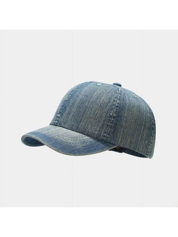 Spring Denim Solid Baseball Cap Adjustable Outdoor Snapback Hats for Men and Women 121